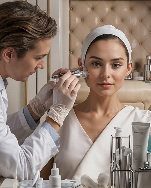 Contact Us illustration at Taara Skin and Hair Clinic